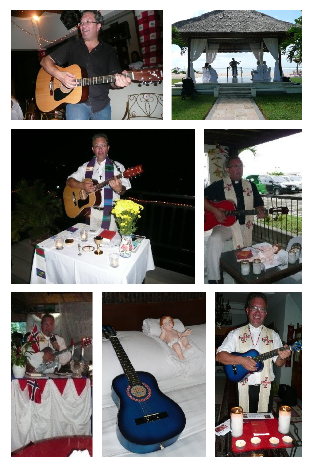Kollasj med bilder av Svein Helge